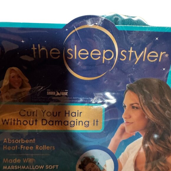 The Sleep Styler Large Curlers Heat-Free Marshmallow Soft Memory Foam For Long/T - Picture 4 of 9
